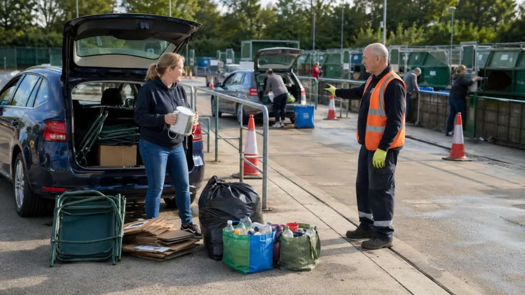Taking Items to a Recycling Centre